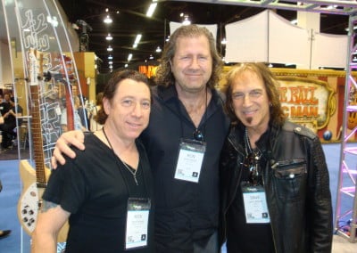 Mick Mahan, Ron Wikso, and Dave Amato - at the NAMM Show