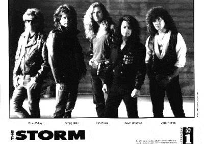 The Storm 8x10 - (L-R) Ross Valory, Gregg Rolie, Ron Wikso, Kevin Chalfant, Josh Ramos