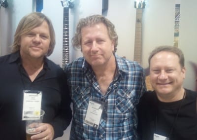 John Pratt, Ron Wikso, and Wally Minko - at the NAMM Show