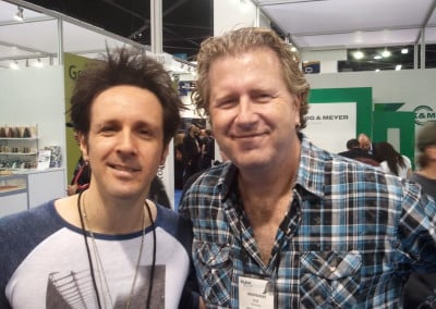 Glen Sobel and Ron Wikso - at the NAMM Show