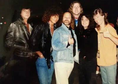 The Storm - with Eddie Kramer (L-R) Gregg Rolie, Josh Ramos, Eddie Kramer, Ron Wikso, Kevin Chalfant, and Ross Valory