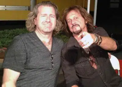 Ron Wikso and Gregg Rolie - after the show in Colorado