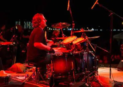 Ron Wikso and Gregg Rolie - on stage with the Gregg Rolie Band - Windsor, Ontario, Canada
