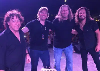 Mick Mahan, Dan McGuinness, Ron Wikso and Kurt Griffey - at Sturgis