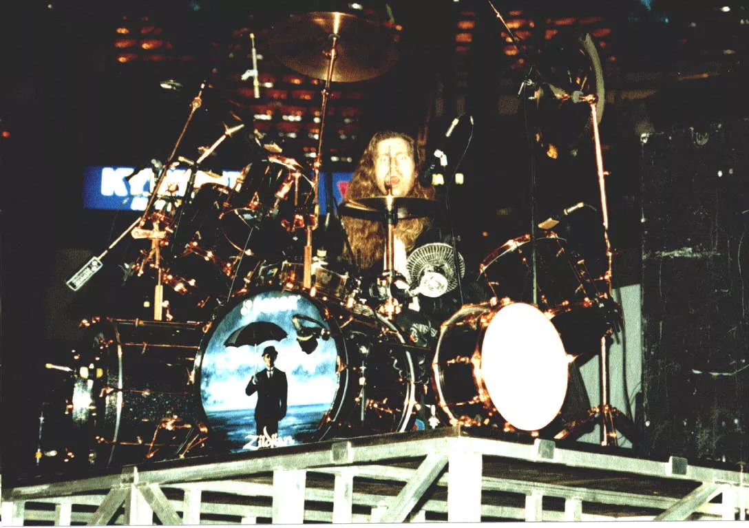 Ron Wikso onstage with The Storm