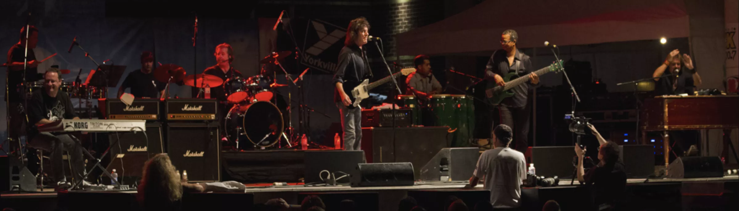 Gregg Rolie Band Onstage - Windsor, Ontario, Canada - with Michito Sanchez, Wally Minko, Ron Wikso, Rocket Ritchotte, Toby Borrero, Gary Brown, and Gregg Rolie