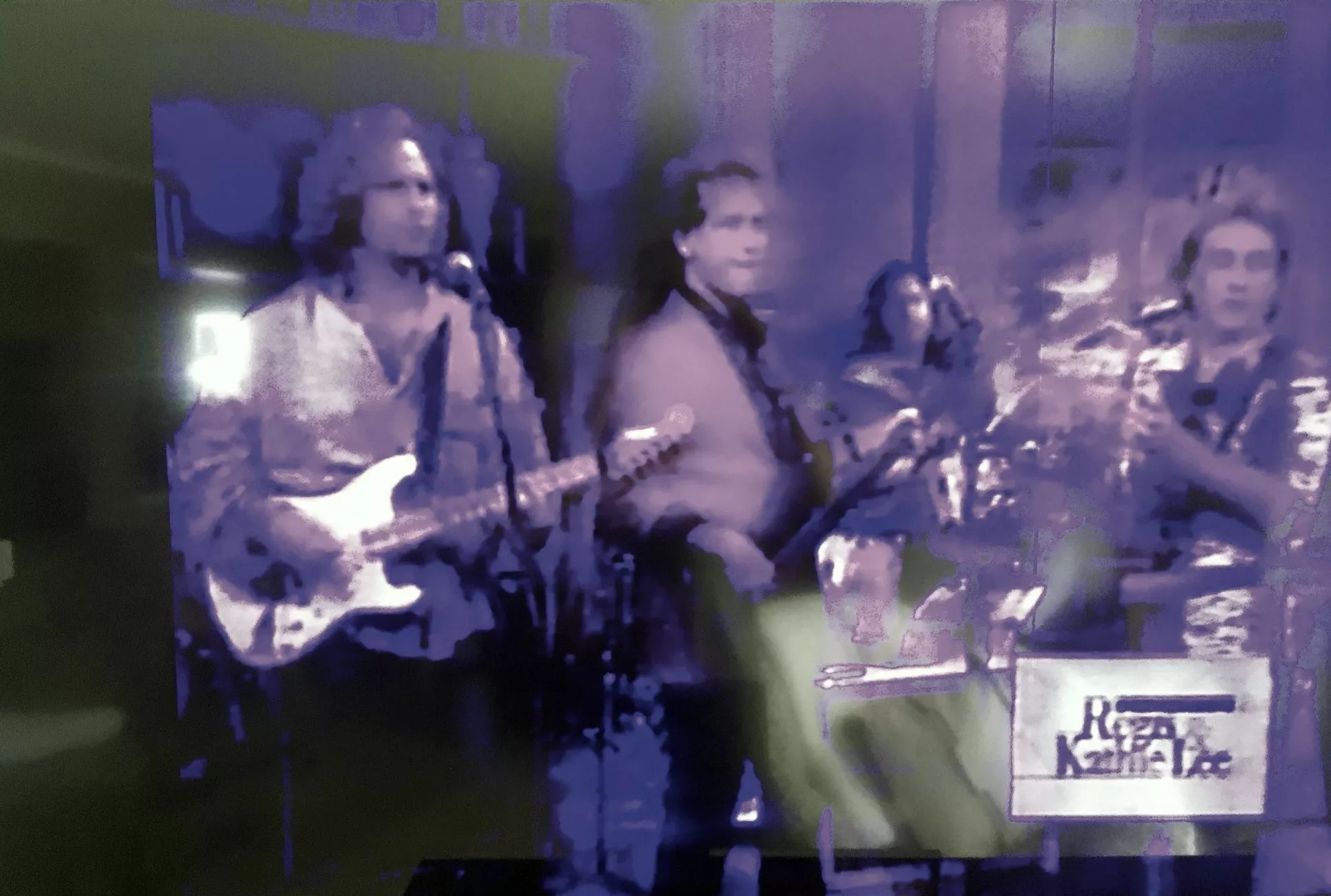 Kurt Griffey, Nick St. Nicholas, Ron Wikso and Denny Laine - on the Regis and Kathie Lee Show