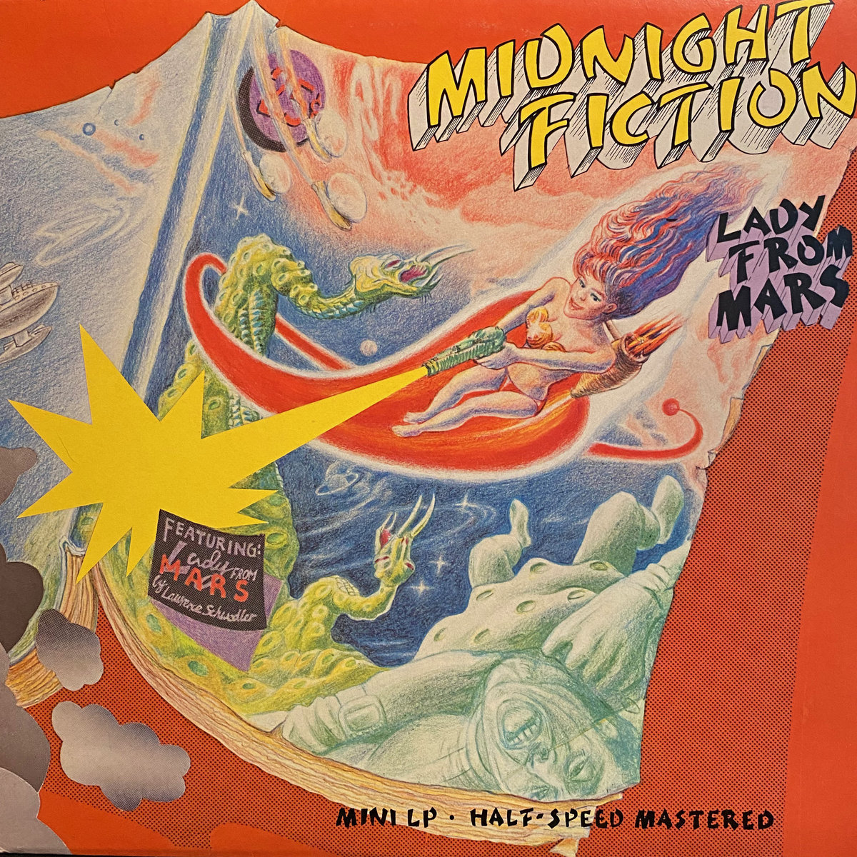 Midnight Fiction - Lady From Mars Album Cover Artwork