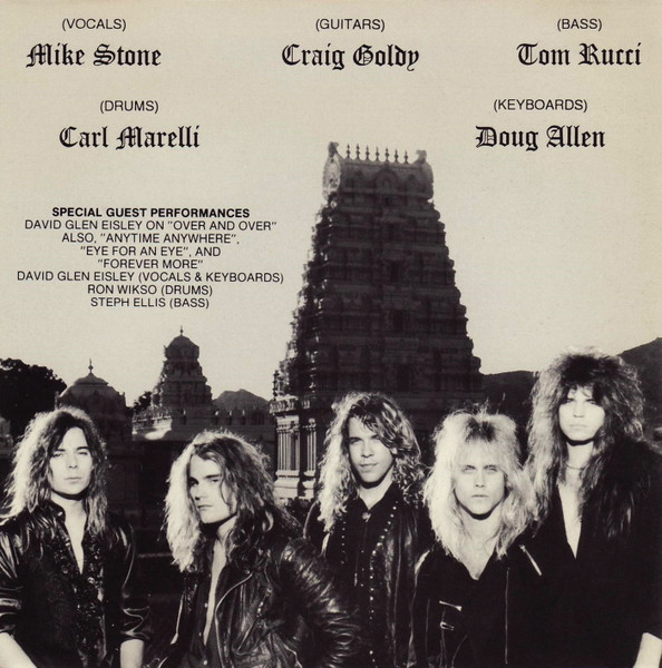 Craig Goldy's Ritual - Hidden In Plain Sight Album Back Cover Artwork