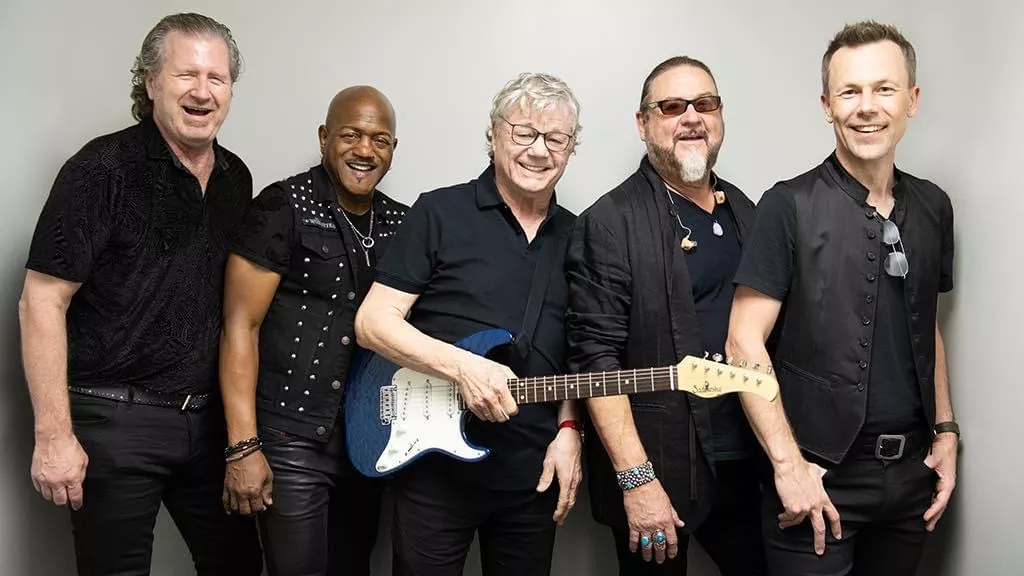 Steve Miller Band 2022 - Left to Right - Ron Wikso, Joseph Wooten, Steve Miller, Kenny Lee Lewis, and Jacob Petersen