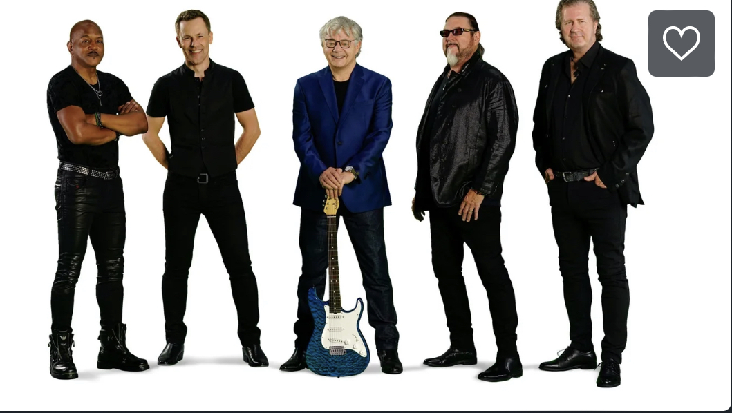 Steve Miller Band 2022 - Left to Right - Joseph Wooten, Jacob Petersen, Steve Miller, Kenny Lee Lewis, and Ron Wikso