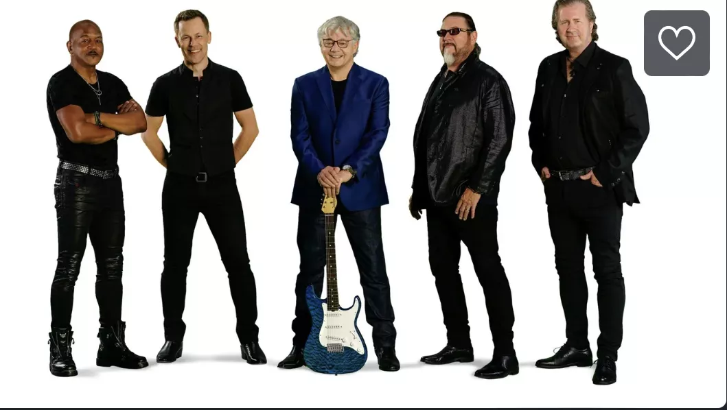 Steve Miller Band 2022 - Left to Right - Joseph Wooten, Jacob Petersen, Steve Miller, Kenny Lee Lewis, and Ron Wikso