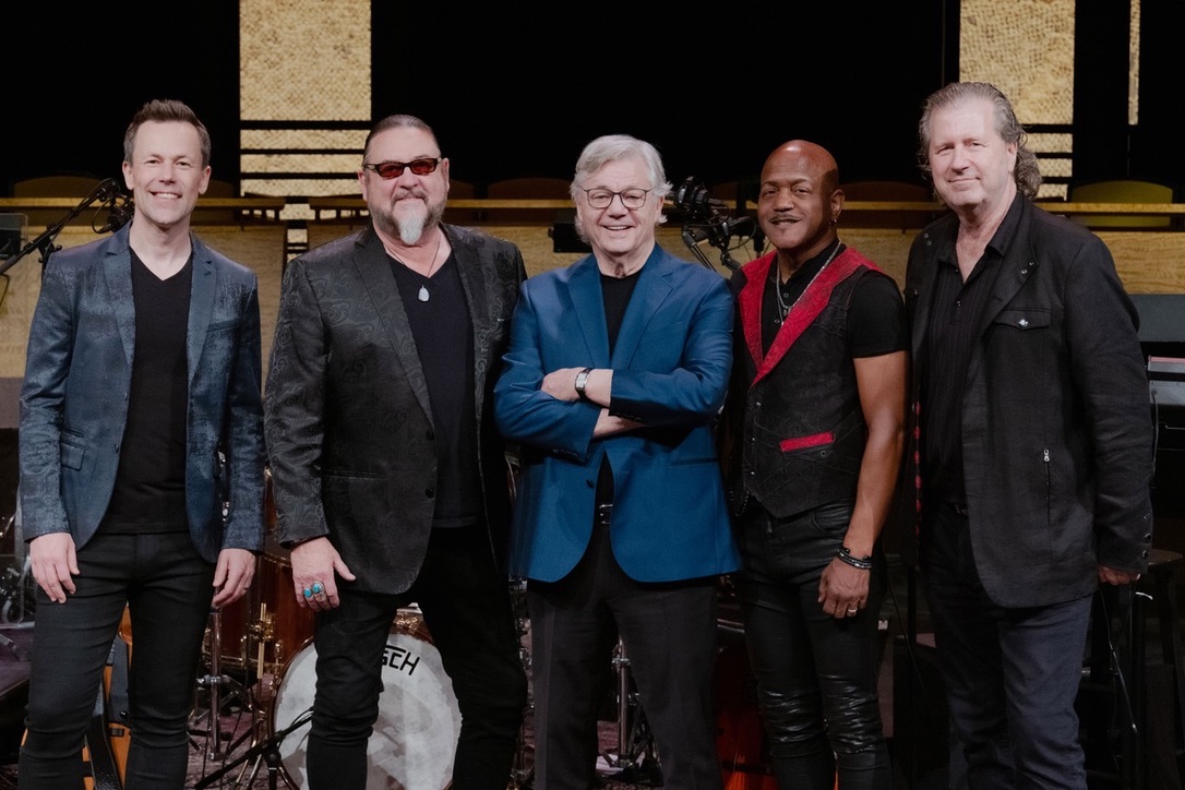 Steve Miller Band 2022 at "Jazz at Lincoln Center"- Left to Right - Jacob Petersen, Kenny Lee Lewis, Steve Miller, Joseph Wooten, and Ron Wikso